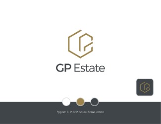 GP Estate - projektowanie logo - konkurs graficzny